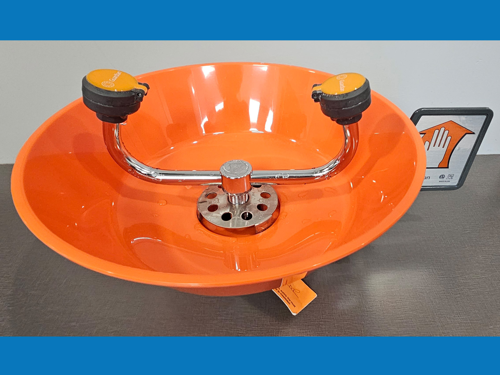 Wash Station at St Catharines Dental Centre for infection Control